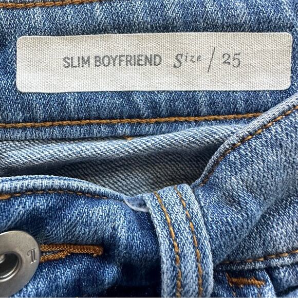 Anthropologie Pilcro High-Rise Relaxed Straight Jeans Sz 25 - Picture 11 of 13